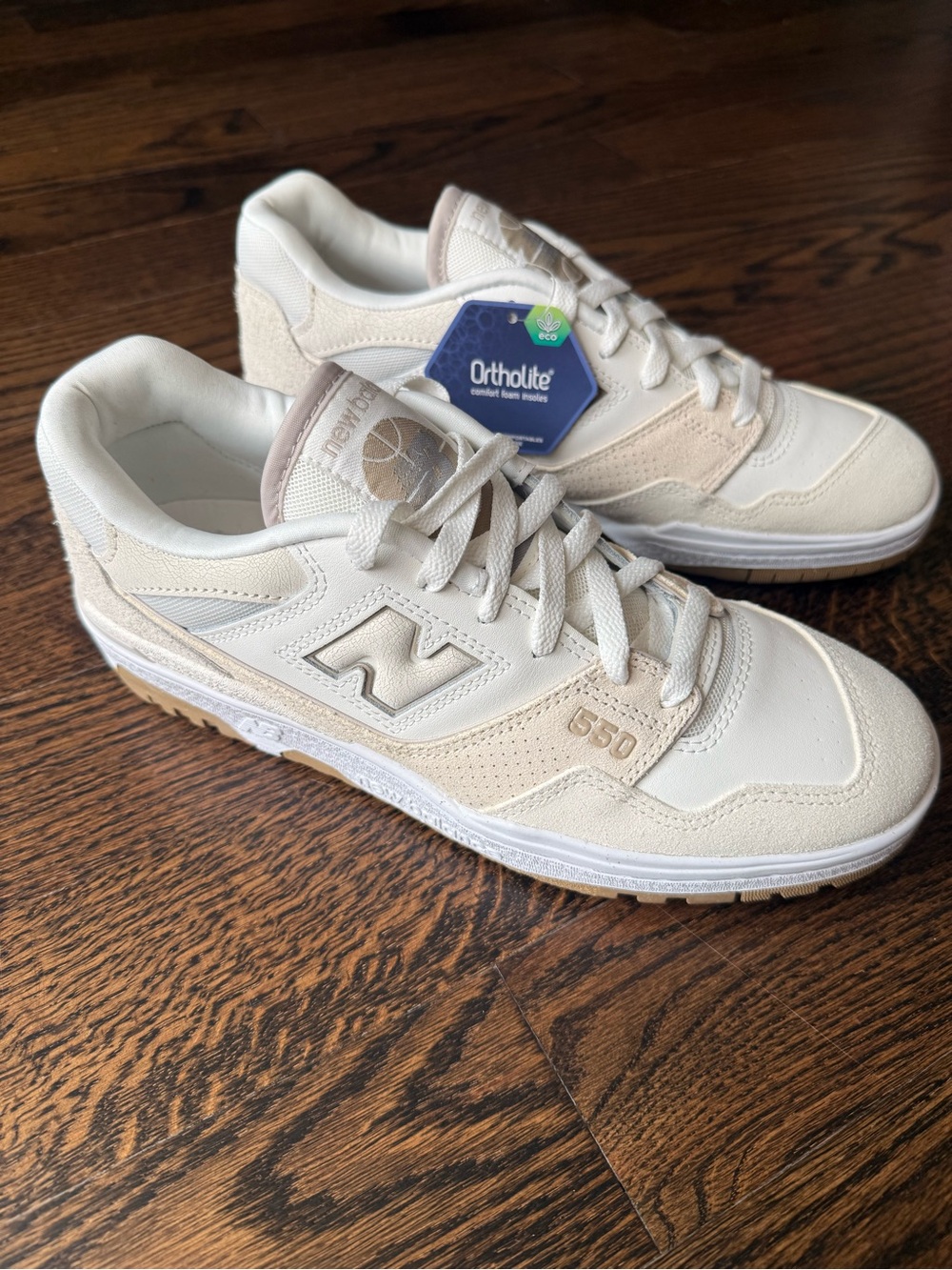 New Balance Men’s/Women's 550 Sneakers in Cream and White